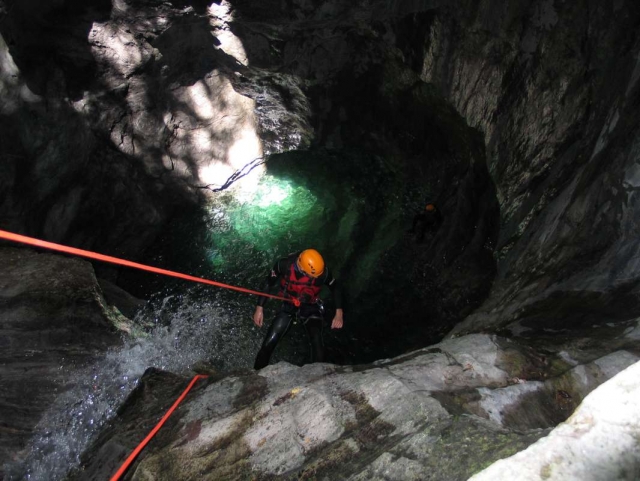  Descenso de la pared 
